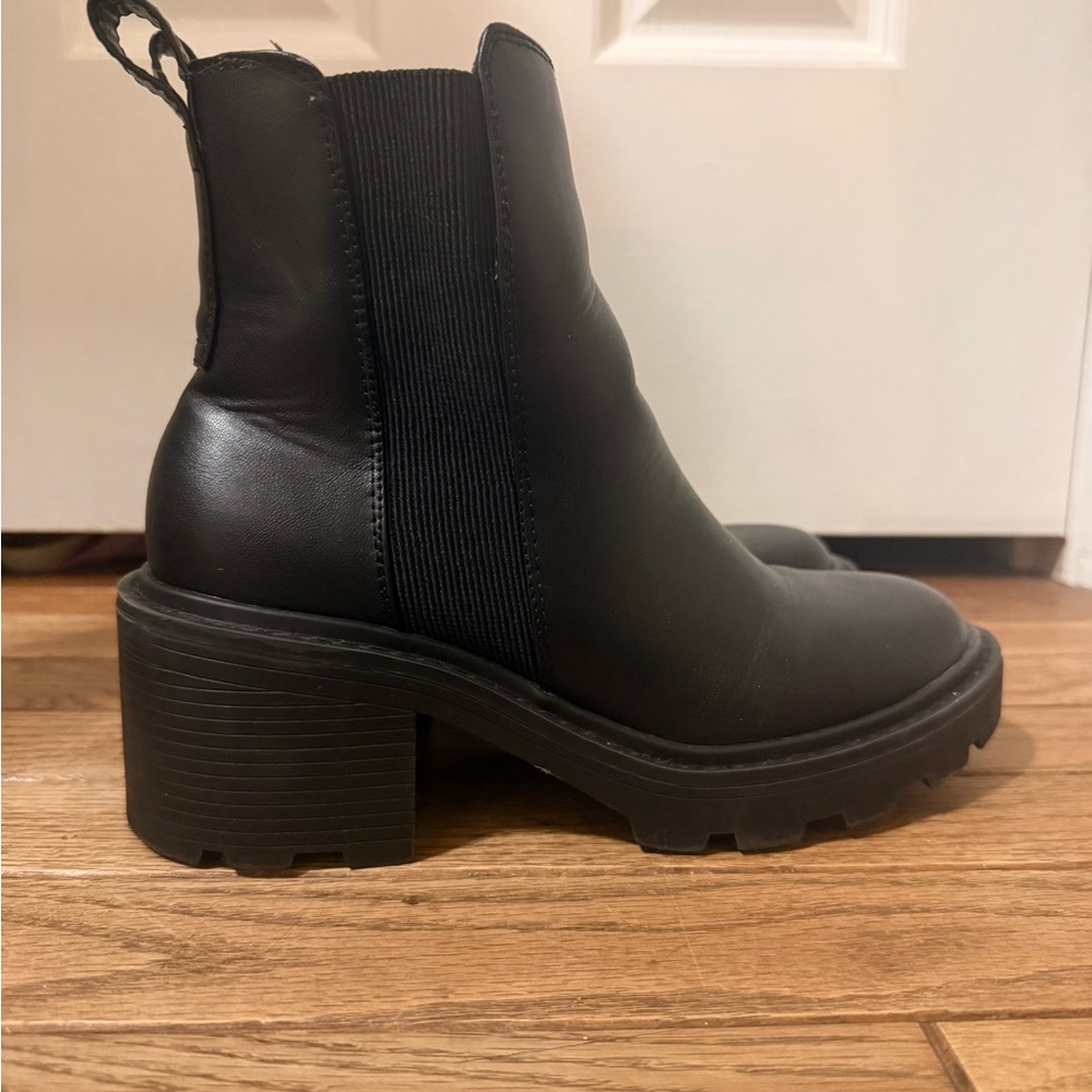 Kohl's Black Combat Boots